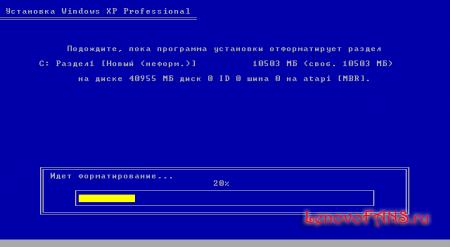 Подробное описание с картинками установки Windows XP с диска и флеш накопителя.