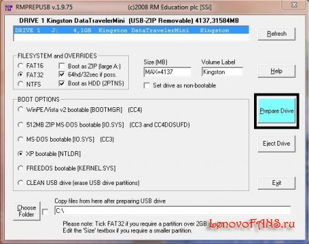 Установка Windows XP на компьютер, ноутбук или нетбук с флеш накопителя.