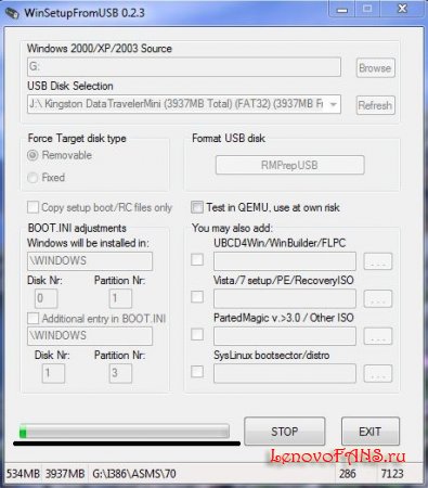 Установка Windows XP на компьютер, ноутбук или нетбук с флеш накопителя.